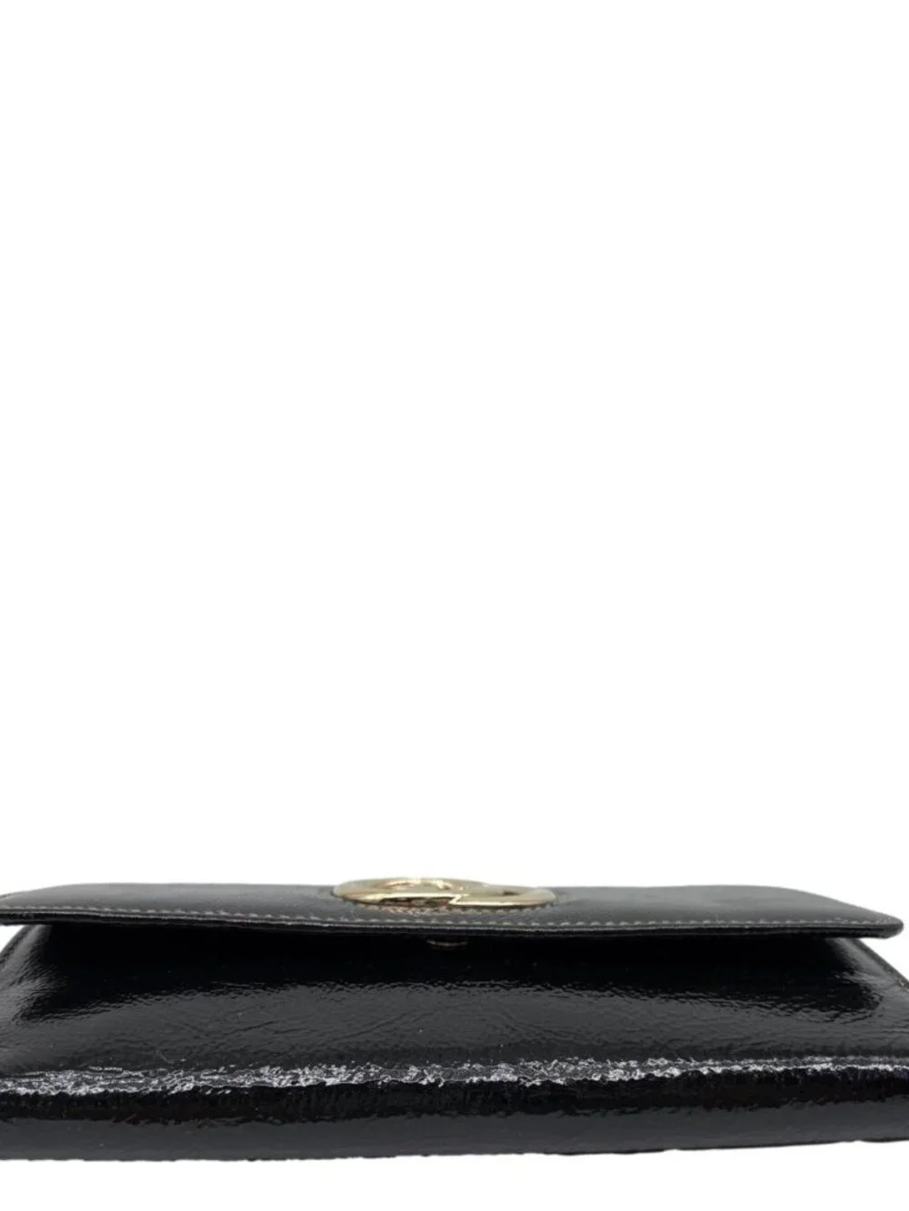 Gucci  Patent Leather Long Wallet Black 162360 - Picture 5 of 11